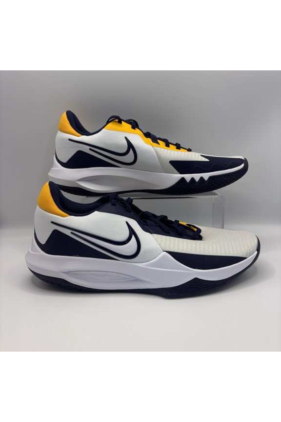 Mens Size 7.5 Precision VI Training/Gym Trainers White/Navy DD9535-101