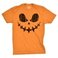 thumbnail image 1 of Mens Skeletal Steve Pumpkin T Shirt Funny Halloween Jack O Lantern Skull Smile Tee for Guys Graphic Tees, 1 of 9