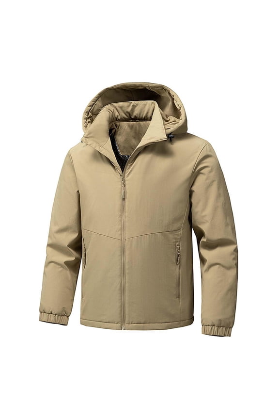 Mens Ski Jacket Waterproof Winter Warm Insulated Thick Snowboard Coat with Hooded Snow Sports Apparel