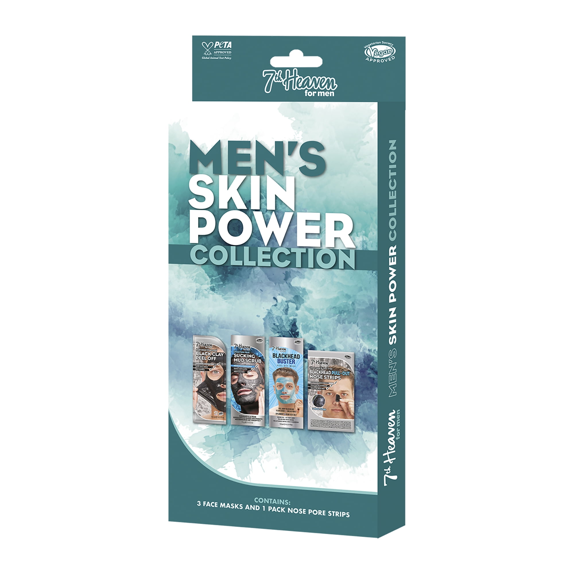 Mens Skin Power Face Mask Collection by 7th Heaven for Men - 3 Pc