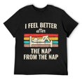 thumbnail image 1 of Mens Sleep Lovers T-Shirt Taking Naps Always Funny Gift T-Shirt Black, 1 of 5