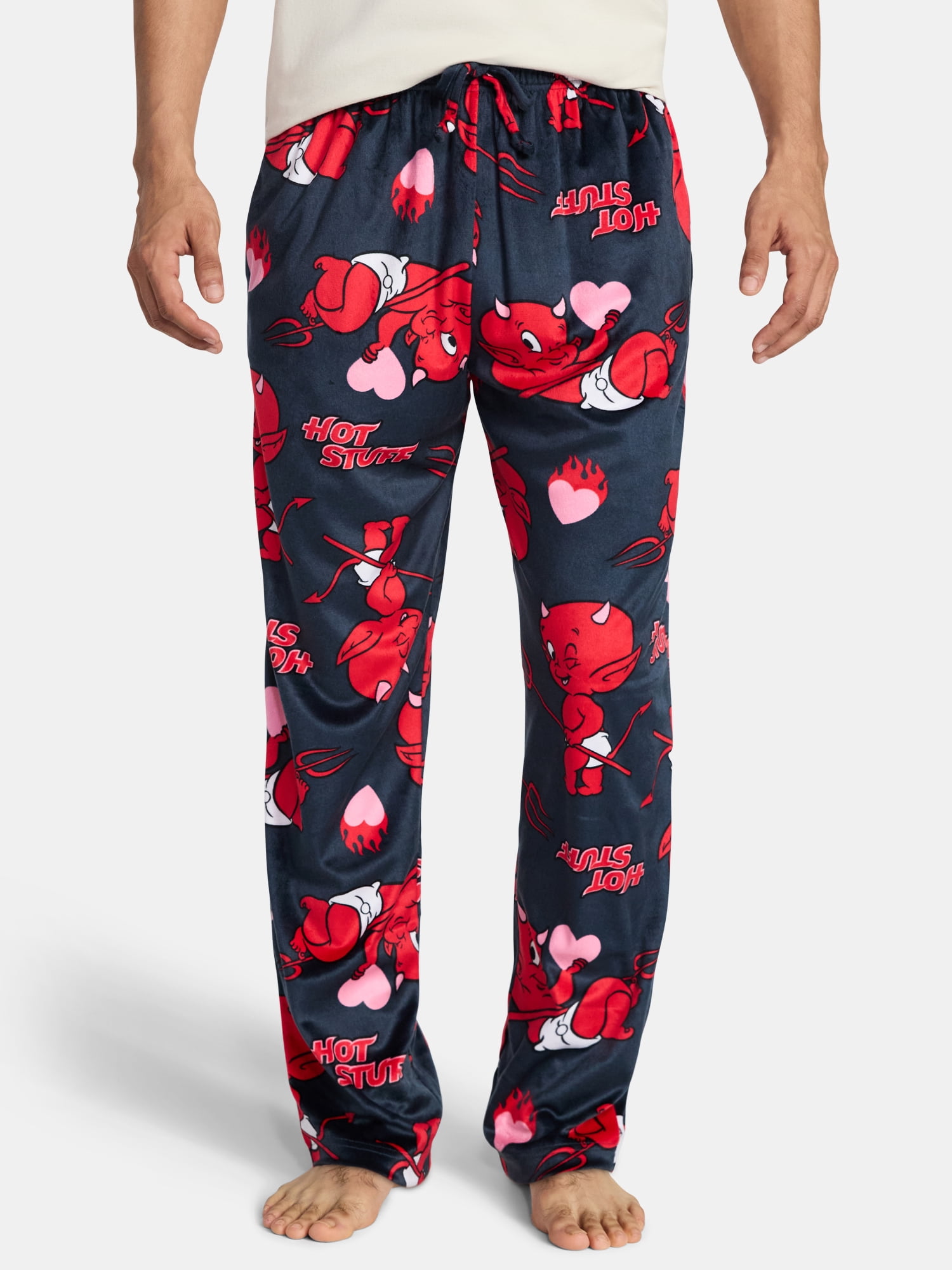 Cupid Men's Hot Stuff Sleep Pants, Sizes S-2XL