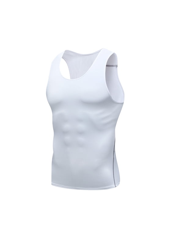 Mens Sleeveless Shirts,Men Running Vest Sports Gym Basketball Singlet Vest Undershirt Tees Tank Top