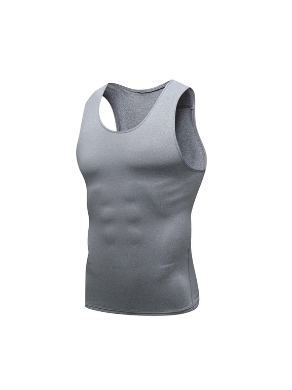 Mens Sleeveless Shirts,Men Running Vest Sports Gym Basketball Singlet Vest Undershirt Tees Tank Top