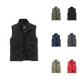thumbnail image 1 of Mens Sleeveless Vest, Lightweight Outdoor Work Jacket, Summer Hiking Travel Breathable Outerwear with Multiple Pockets, 1 of 5