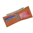 thumbnail image 1 of Mens Slim Bifold Cowhide Leather Wallet with ID Window 1160 CF, 1 of 50