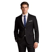 Mens Slim Fit Blazer Jacket Two-Button Notched Lapel Casual Suit Jacket