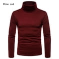 thumbnail image 1 of Mens Slim Fit Casual Turtleneck Sweaters Knitted Pullover Thermal Sweaters, 1 of 4
