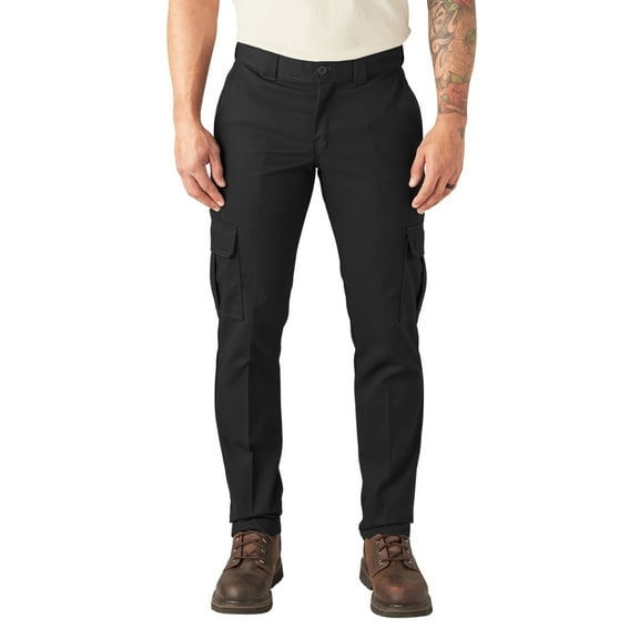 Mens Slim Fit Straight Cargo Pants
