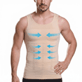 thumbnail image 1 of Mens Slimming Compression Shirt, Body Shaper Workout Tank Top, Gynecomastia Tummy Control Undershirts, XL, 1 of 3