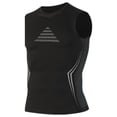 thumbnail image 1 of Mens Slimming Compression Shirt, Slimming Undershirt Shirts for Men Body Shaper Vest Shapewear Tummy Control Workout Fitness Vest Black, 1 of 2