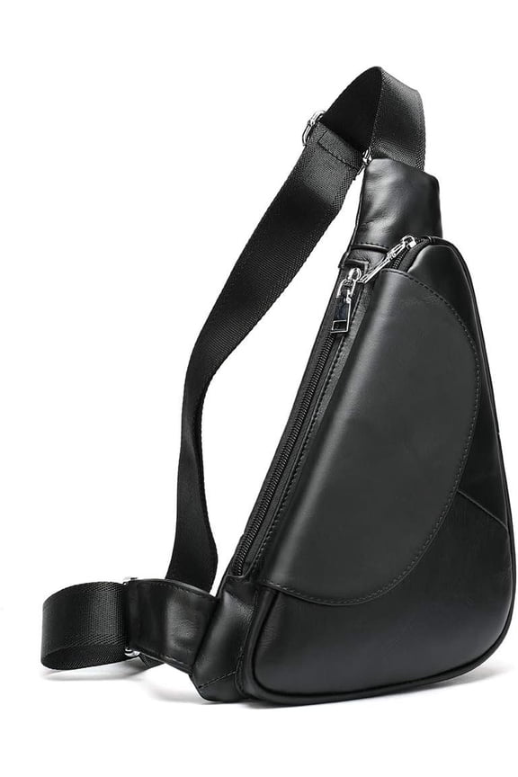 Mens Sling Bag Triangle Small Women Crossbody Bags Purses Front Chest Day Pack   Strap Backpack