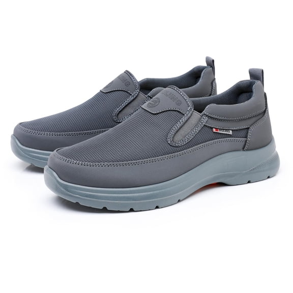 Mens Slip On Shoes, Lightweight Breathable Mesh Sneakers, Non Slip Casual Shoes for Walking