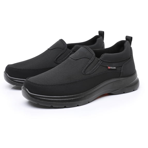 Mens Slip On Shoes, Lightweight Breathable Mesh Sneakers, Non Slip Casual Shoes for Walking