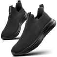 thumbnail image 1 of Sosenfer Men's Hands Free Slip-On Sneakers All Black, 1 of 5