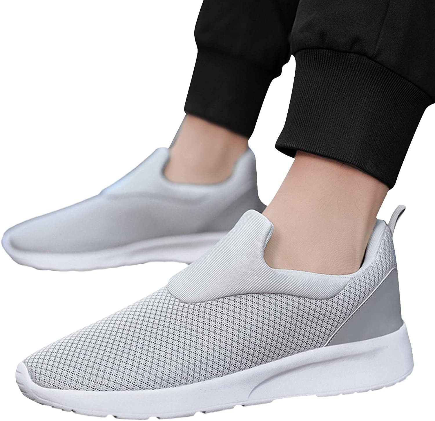 mens slip on walking sneakers