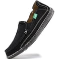 thumbnail image 1 of Mens Slip on Deck Shoes Casual Canvas Loafers Beach Boat Shoes, 1 of 8