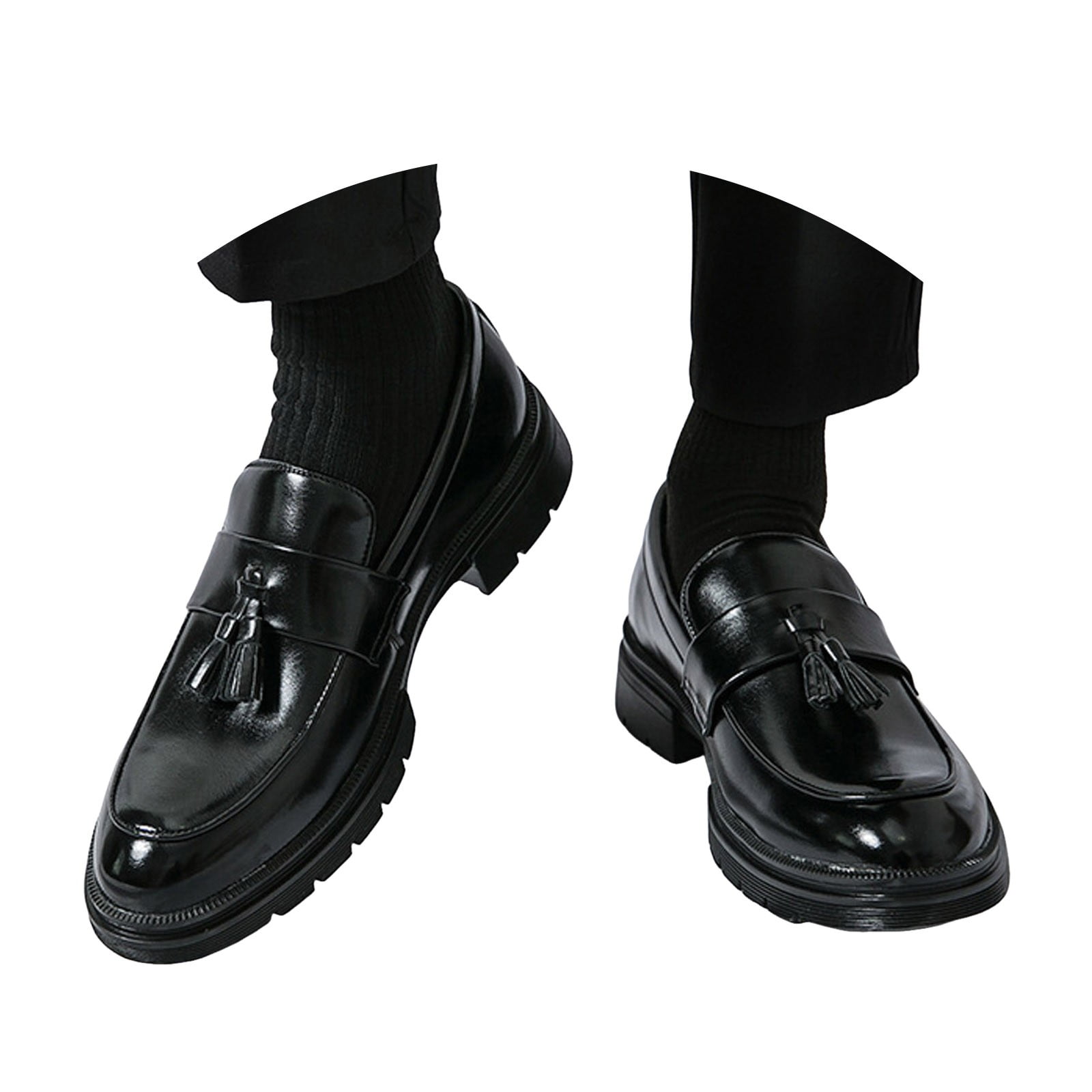 Mens Slip on Penny Loafers 2025 Fashion Casual Leather 