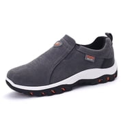 Mens Slip on Trainers Waterproof Walking Ourdoor Hiking Shoes Casual Sneakers