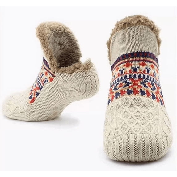 Mens Slipper Socks: Syphoria Winter Warm Fuzzy Socks, Thermal Cozy Non Slip Socks Fleece Home Socks, 1 Pair
