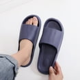 thumbnail image 1 of Mens Slippers Arch Support Fashion Couples Shower Room Home Non Breathable Soft Sole Comfortable Flat Open Toe Shoes for Men, 1 of 8
