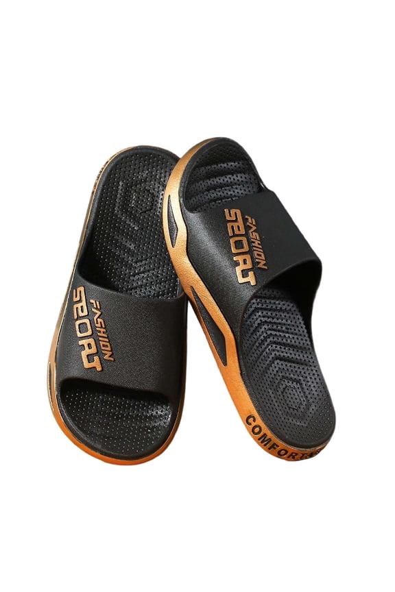 Mens Slippers Bathroom Couple Unisex Slip On House Shoes Rubber Open Toe Non Slip Comfortable Casual Indoor Outdoor Men Slippers Size 45
