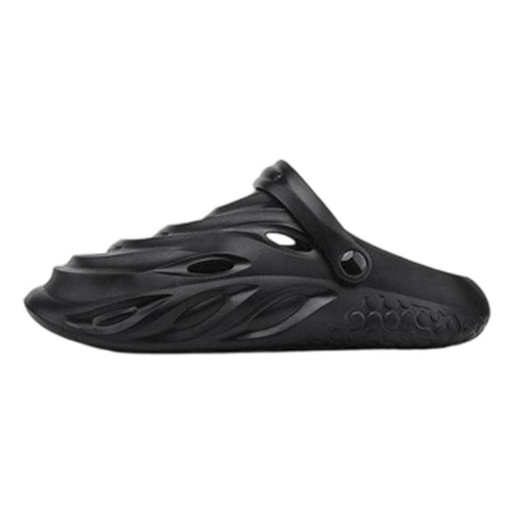 Mens Slippers,Extra Wide Men Slippers Breathable Soft Sole Arch Support Slides for Beach Outdoor Wear,Slippers for Men,Black,44