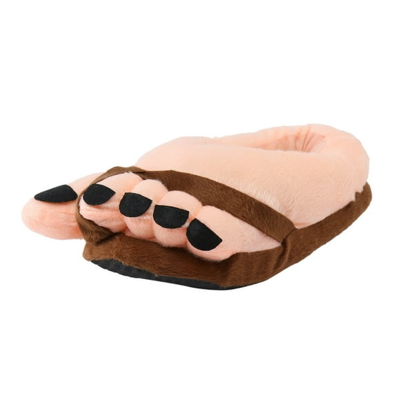 Mens Slippers Funny Feet Shape Slip On Couple House Shoes Warm Non Slip Comfortable Casual Indoor Outdoor Winter Men Slippers Size One Size