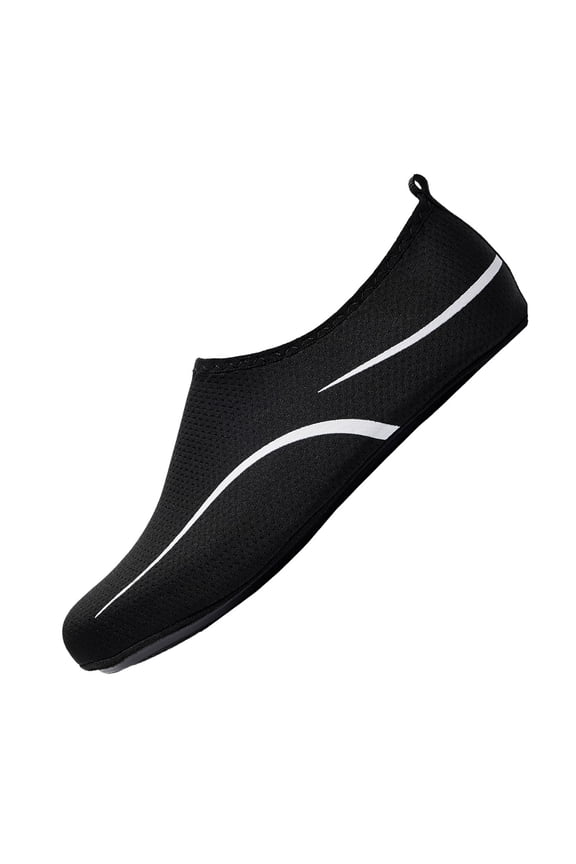 Mens Slippers Lightweight Neoprene Barefoot Water Shoes Dual-Purpose Footwear For Beach, Yoga And Fitness ,Us Size:5