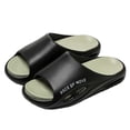 thumbnail image 1 of Mens Slippers,Men Non- Massage Soft Sole Slippers for Home Indoor Use,Slippers for Men,Black,7, 1 of 6