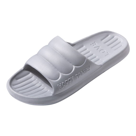 Mens Slippers,Men Slippers All Season Flat Soft Sole Comfort Lightweight Slippers for Indoor Outdoor Wear,Slippers for Men,Grey,11