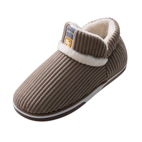 Mens Slippers,Men Slippers Fashion Print Cozy Comfort Winter Slippers for Indoor Casual Wear,Slippers for Men,Coffee,9.5