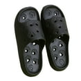 thumbnail image 1 of Mens Slippers,Men Water Slippers Breathable Mesh Slide Sandals Lightweight for Pool Beach Shower Wear,Slippers for Men,Black,10.5, 1 of 3