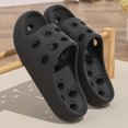 thumbnail image 1 of Mens Slippers Slip On Arch Support Bathroom Indoor Outdoor Comfortable Soft Sole Breathable Shower Home Hotel Open Toe Men Shoes, 1 of 3
