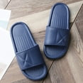 thumbnail image 1 of Mens Slippers Slip On Arch Support Summer Home Indoor Bathroom Eva Foam Soft Soled Home Open Toe Shoes for Men, 1 of 4