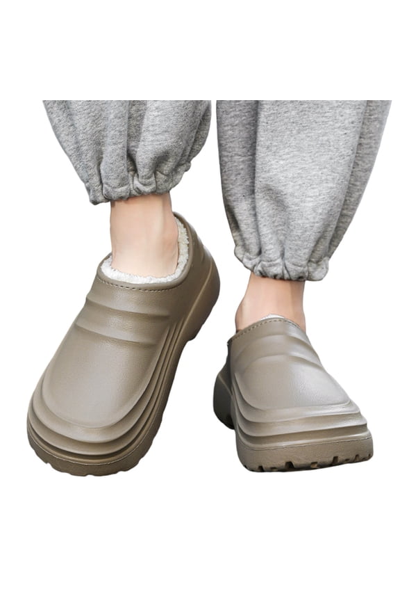 Mens Slippers,Unisex Garden Clogs Non- Work Shoes with Arch Support for Restaurant Chef Nursing Lightweight Comfortable Footwear,Slippers for Men,Brown,12