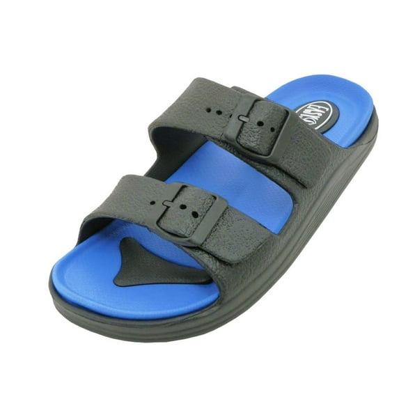 Mens Slippers with Two Adjustable Straps Lightweight and Comfortable Sandals for Men Sizes 7-12.