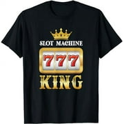 Mens Slot Machine King - Hilarious Casino Gambling King T-Shirt