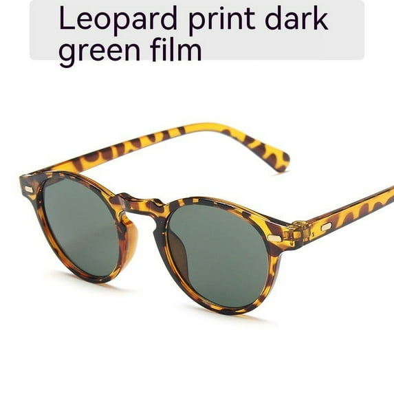 Mens Small Frame Retro Sunglasses for Travel, Fashion, Party, and Hip Hop, Featuring Point Rivets and a Stylish Design