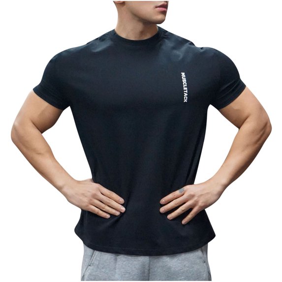 Mens Small T Shirts Mens Soft T Shirts Mens Athletic Shirts Moisture Wicking Short Sleeve Quick Dry Workout T-Shirt for Gym Running Exercise