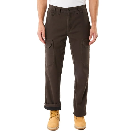 Mens Smith's Workwear Duck Canvas Gusset Utility Cargo Carpenter Pants Color: Granite Grey Size: 38X32