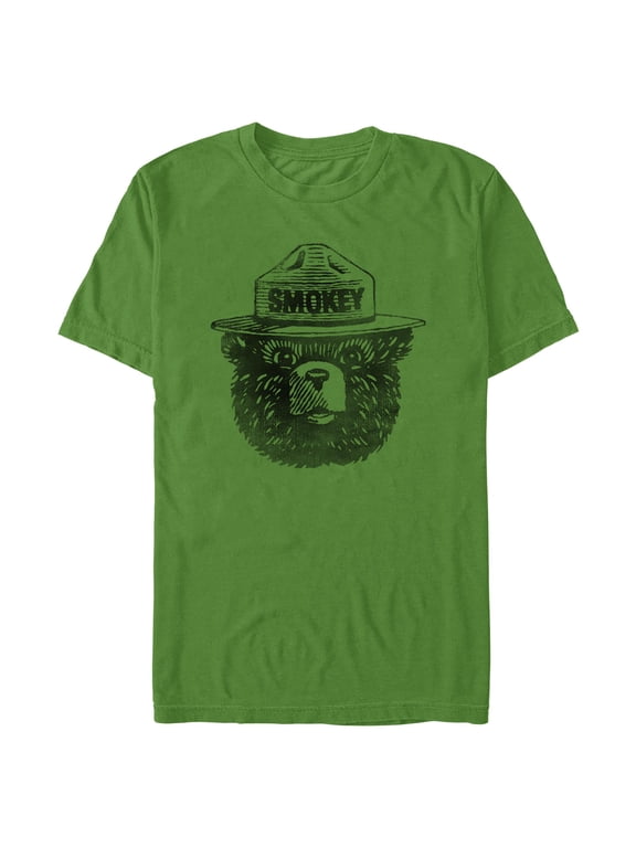 Mens Smokey Bear Large Portrait T Shirt