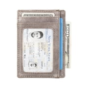 Mens Smooth Leather Slim Card Holder