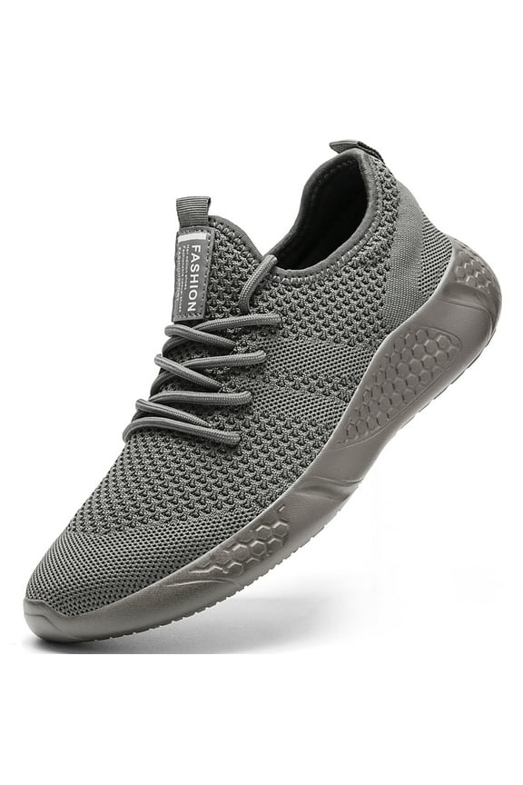 Mens Sneakers Athletic Sport Casual Walking Shoes Lightweight Running Shoes Breathable Mesh Soft Sole