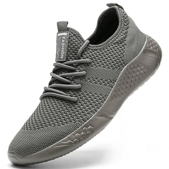 Mens Sneakers Athletic Sport Casual Walking Shoes Lightweight Running Shoes Breathable Mesh Soft Sole