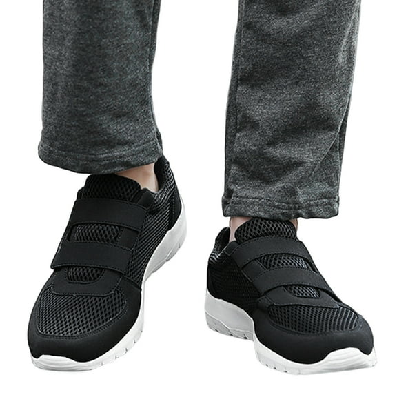 Mens Sneakers Breathable Mesh Slip On Sneakers Fashion Platform Athletic Sneakers for 2025