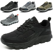 Mens Sneakers Leather Running Shoes Trainers Sneaker Casual Hiking Shoes