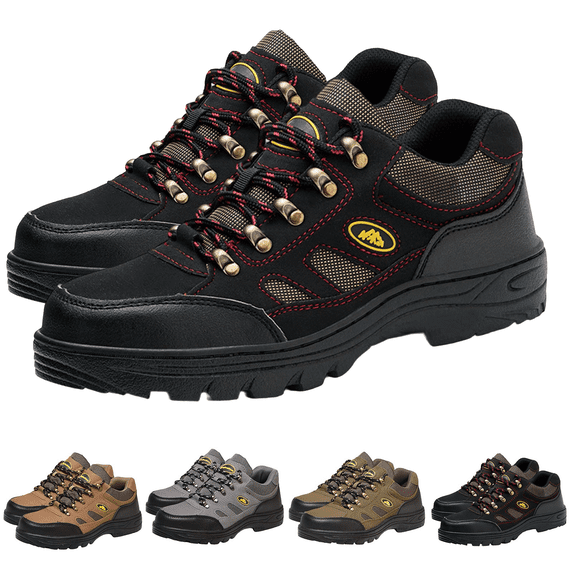 Mens Sneakers Wide Toe Box Non Slip Abrasion Resistant Footwear Spring Summer Outdoor Breathable Comfy Hiking Shoes