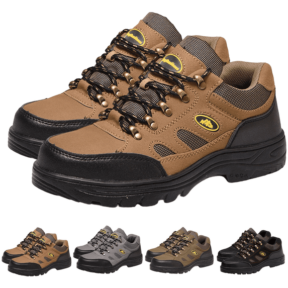 Mens Sneakers Wide Toe Box Non Slip Abrasion Resistant Footwear Spring Summer Outdoor Breathable Comfy Hiking Shoes