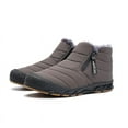 thumbnail image 1 of Mens Snow Boots Waterproof Winter Boots for Men Fur Lined Warm Ankle Boots Zipper Closure Slip on Outdoor Boot Comfortable Walking Shoes, 1 of 13